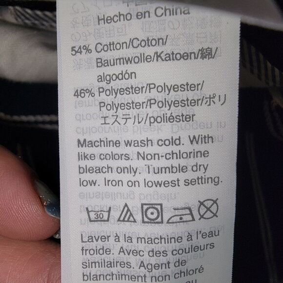 J. Crew high rise striped cropped pants size 2 - Picture 5 of 5